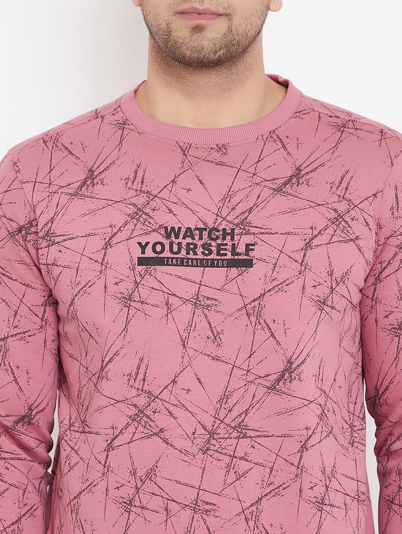 pink printed sweatshirt - 17865973 - Zoom Image - 6