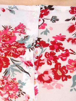 square neck floral top - 17866685 - Standard Image - 5