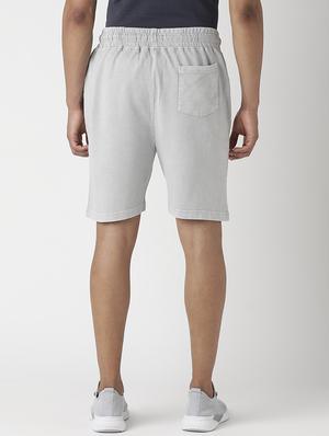 grey solid shorts - 17866831 - Standard Image - 3