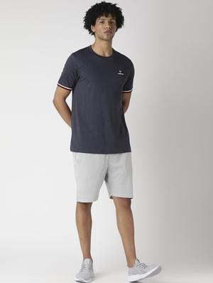grey solid shorts - 17866831 - Standard Image - 4