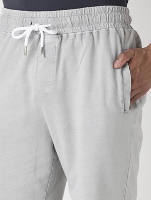 grey solid shorts - 17866831 - Standard Image - 5