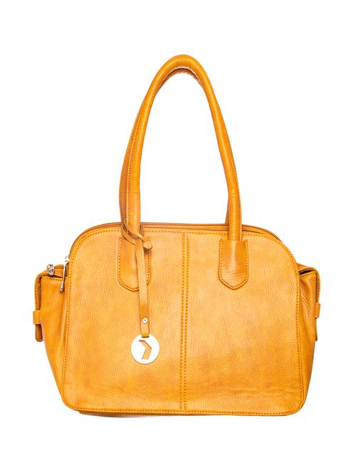 yellow leatherette (pu) regular handbag - 17867000 - Very Small Image - 1