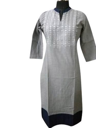 multi colored linen kurti - 17867123 - Zoom Image - 2