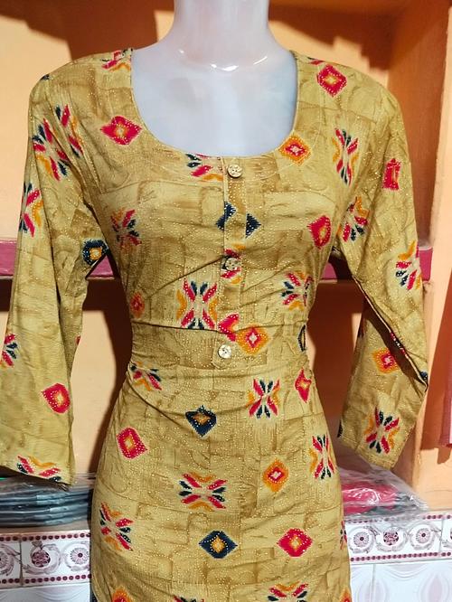 multi colored rayon kurti - 17867130 - Standard Image - 1