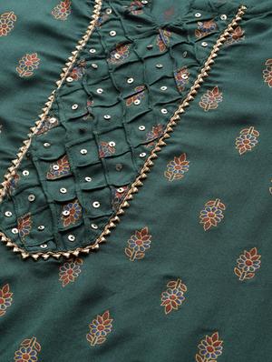 printed straight kurta - 17867131 - Standard Image - 5