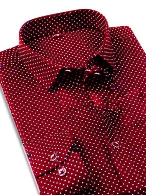 red cotton shirt - 17867568 - Standard Image - 1