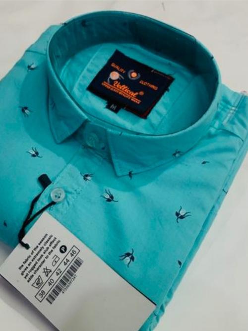 blue cotton shirt - 17867570 - Standard Image - 1