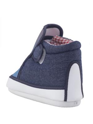 navy blue canvas boot - 17868576 - Standard Image - 3