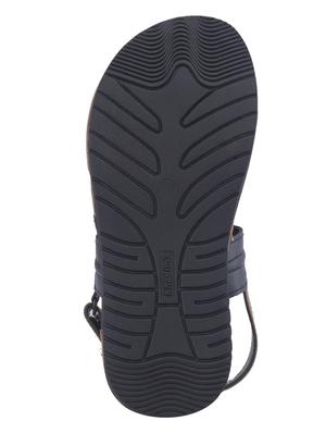 brown leatherette sandals & floater - 17868580 - Standard Image - 5