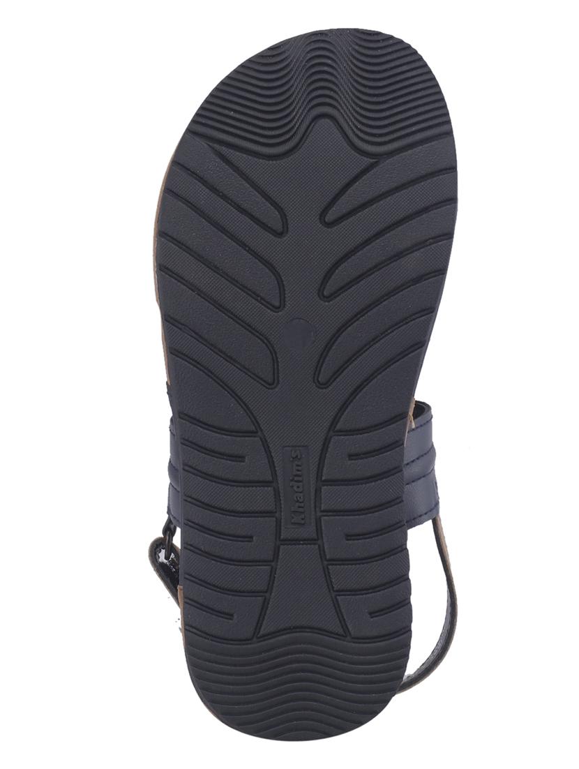brown leatherette sandals & floater - 17868580 - Zoom Image - 5