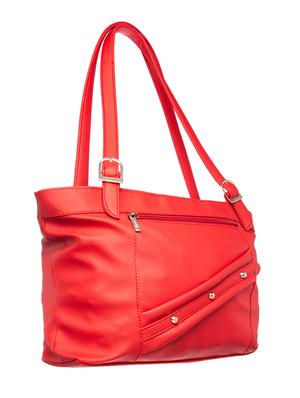 red canvas regular handbag - 17869151 - Standard Image - 4