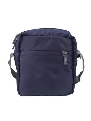blue cotton polyester blend messenger messengerbag - 17869158 - Standard Image - 2