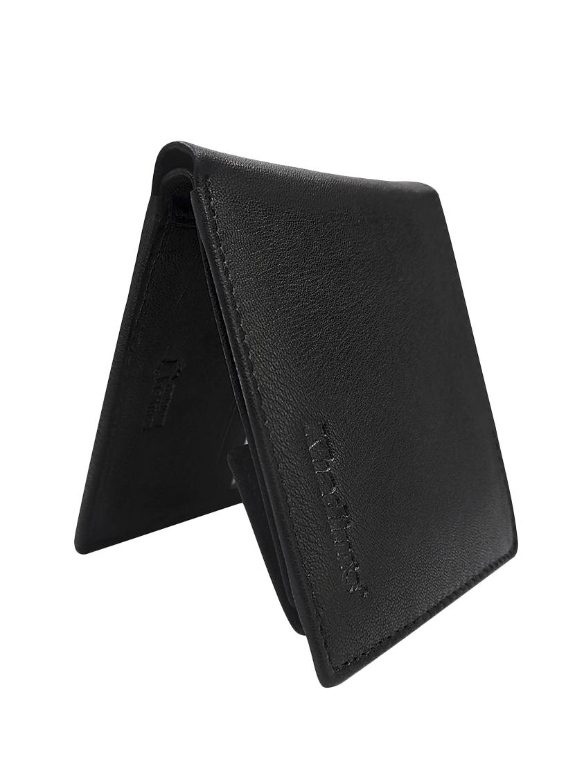 black leatherette wallet - 17869173 - Zoom Image - 2
