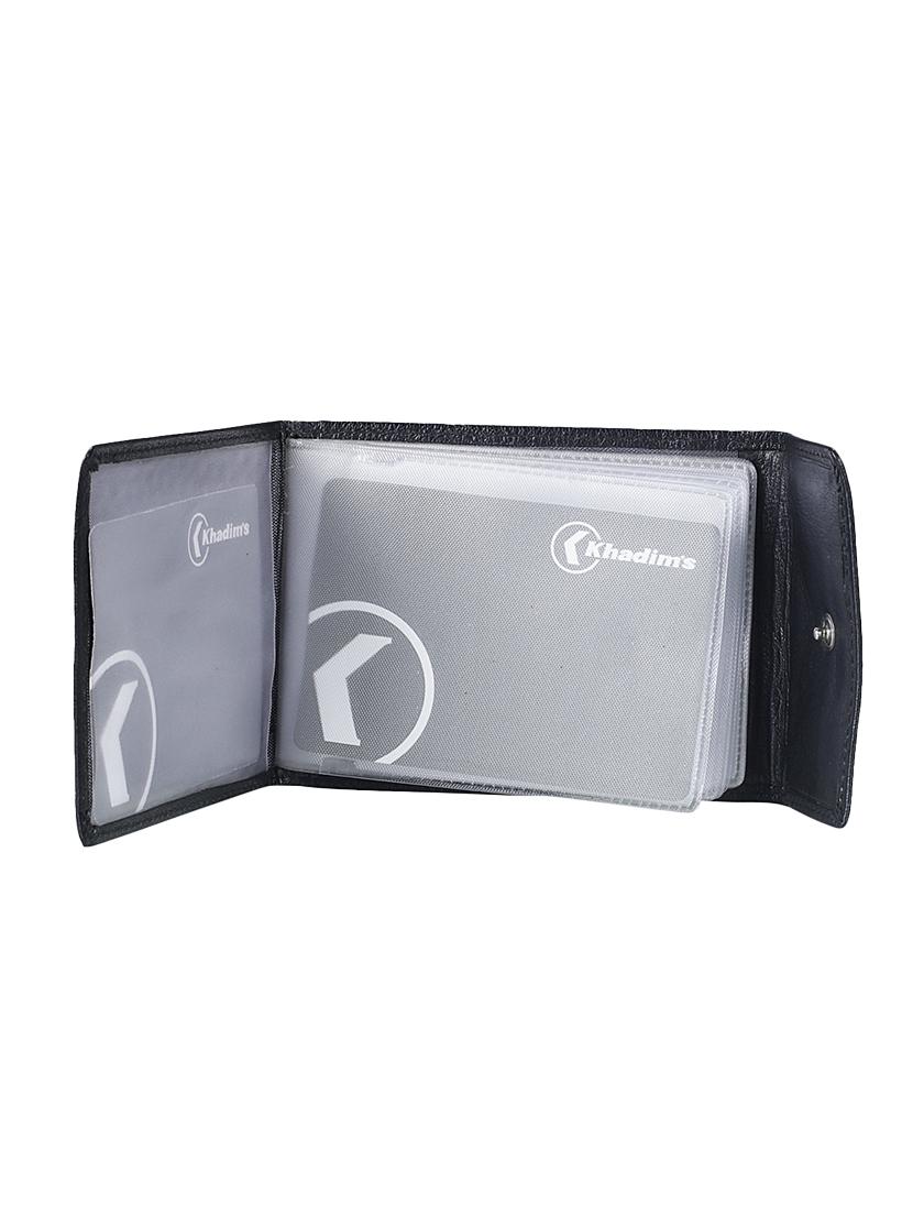 black leatherette wallet - 17869173 - Zoom Image - 3