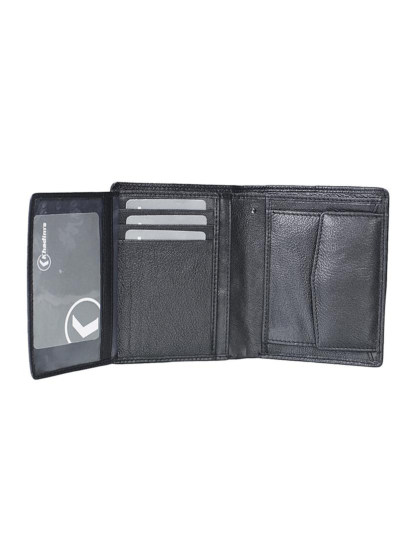 black leatherette wallet - 17869178 - Zoom Image - 4