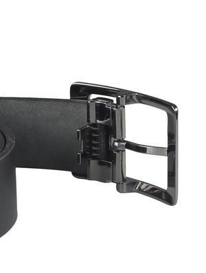 black leatherette belt - 17869185 - Standard Image - 3
