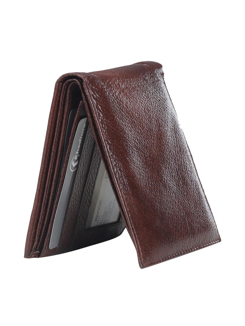 maroon leatherette wallet - 17869186 - Zoom Image - 4