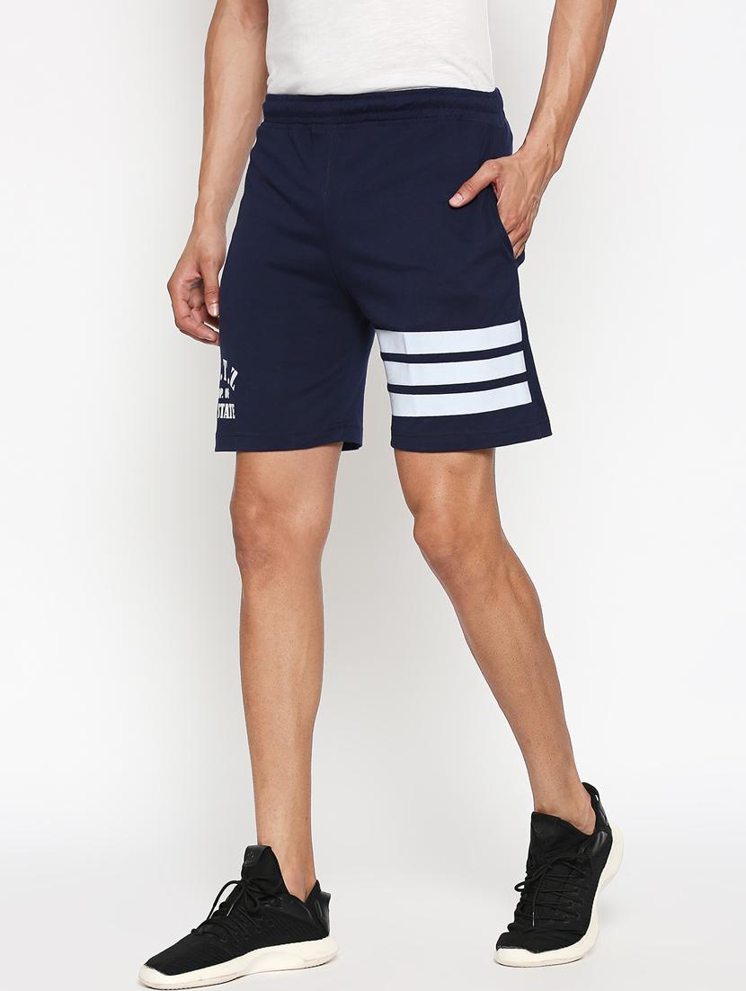 navy blue striped shorts - 17869368 - Zoom Image - 2