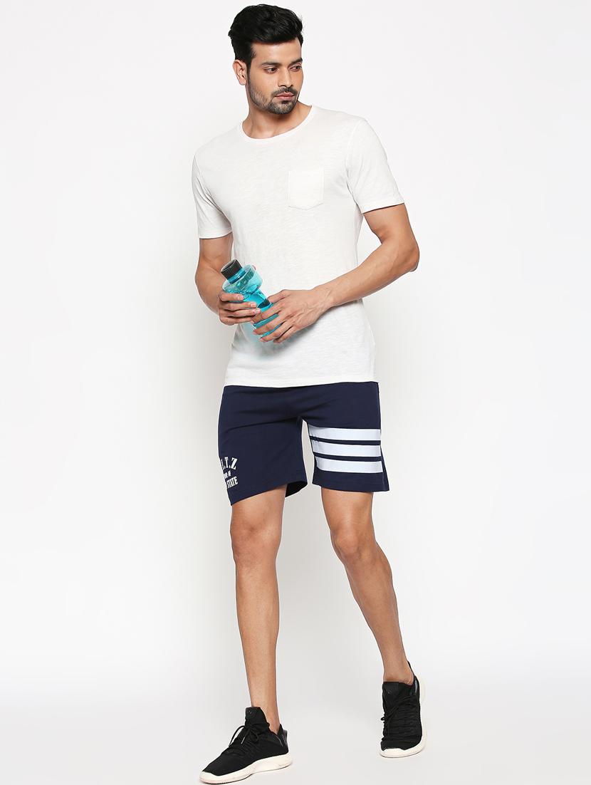navy blue striped shorts - 17869368 - Zoom Image - 4