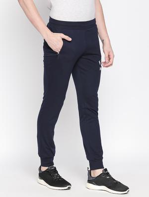 navy blue printed jogger - 17869382 - Standard Image - 2