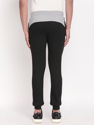 black printed jogger - 17869393 - Standard Image - 3