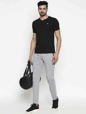 grey solid jogger - 17869432 - Standard Image - 4