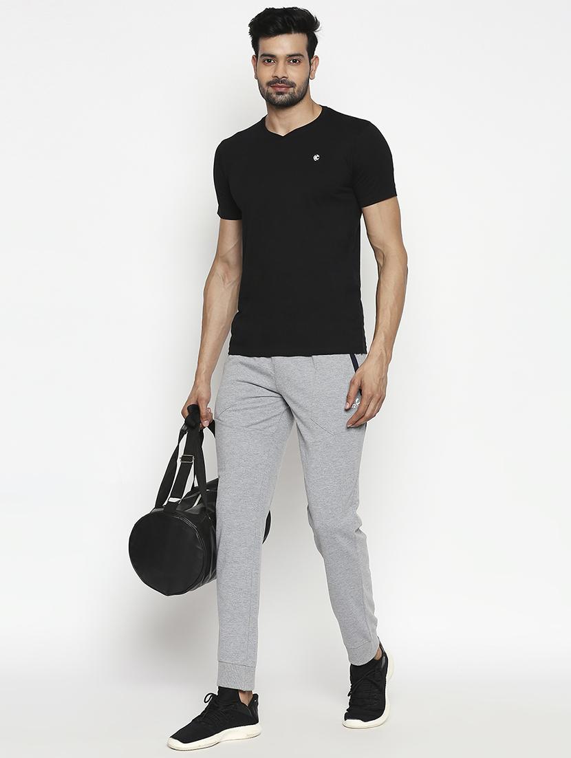 grey solid jogger - 17869432 - Zoom Image - 4