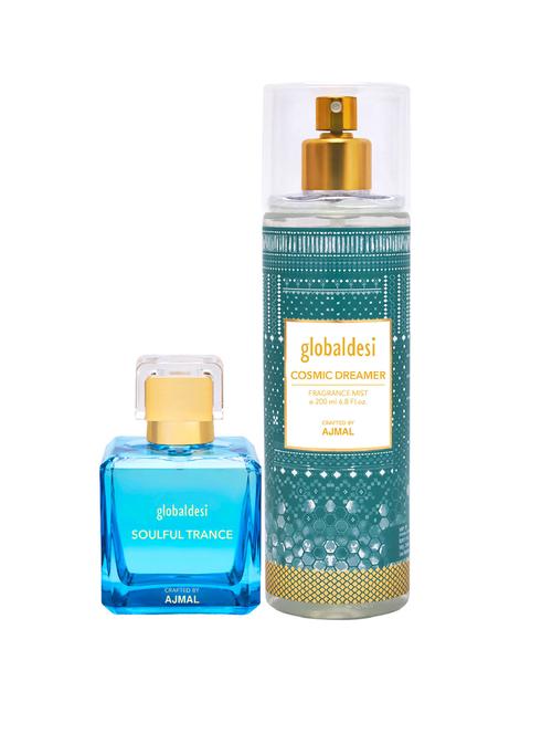 global desi soulful trance eau de parfum 50ml & cosmic dreamer body mist 200ml pack of 2 for women + 2 parfum testers - 17869456 - Standard Image - 1