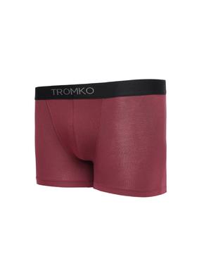 maroon solid trunk brief - 17869476 - Standard Image - 3