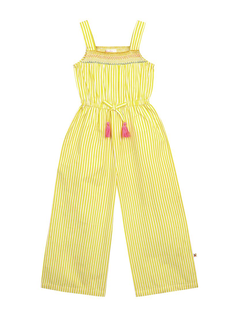 yellow striped full length jump suit - 17870358 - Zoom Image - 1