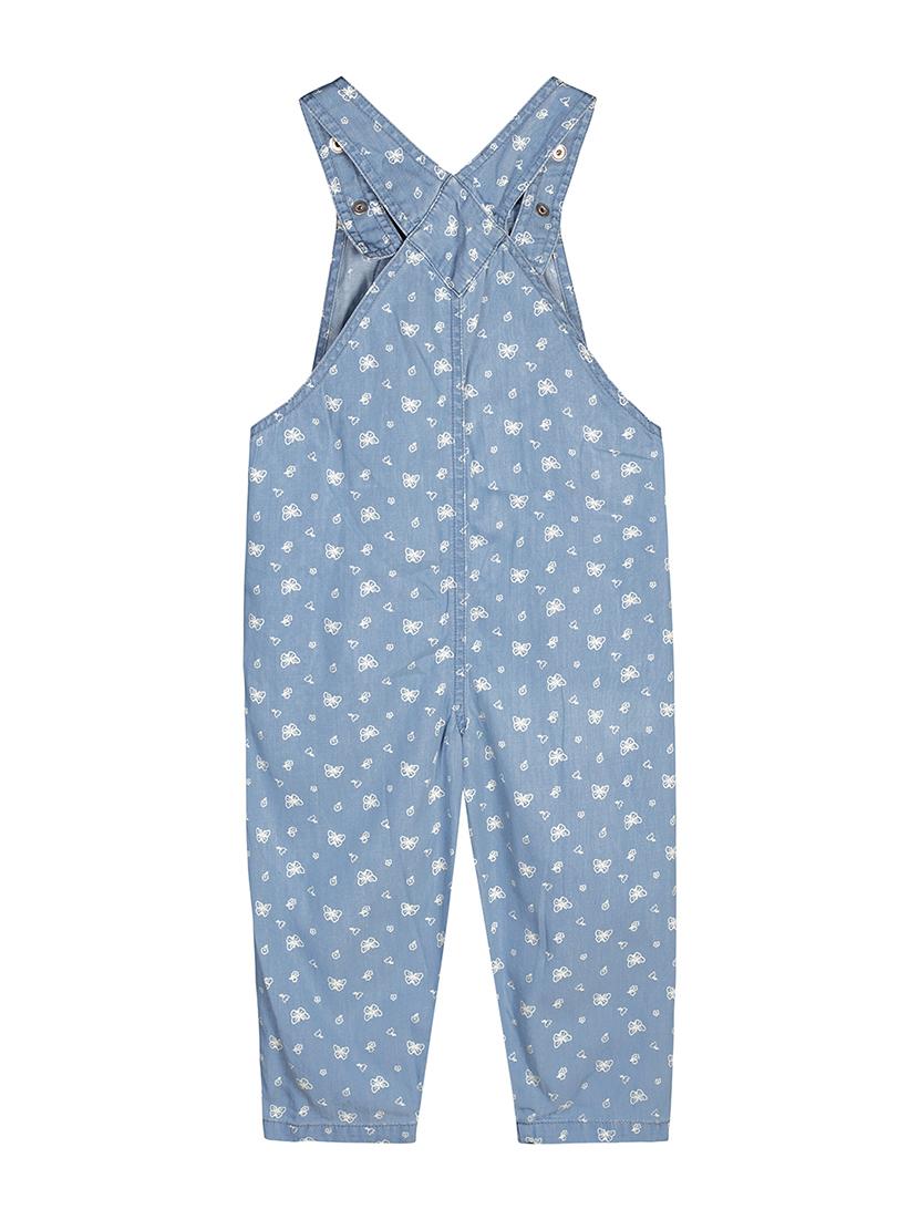 blue printed full length jump suit - 17870363 - Zoom Image - 2