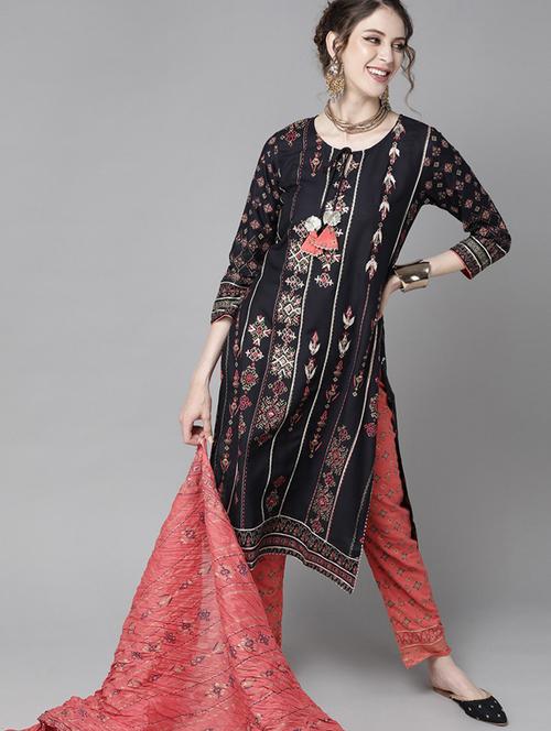 printed suit set - 17870407 - Standard Image - 1