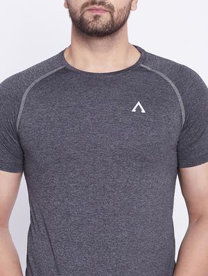grey solid raglan t-shirt - 17870448 - Standard Image - 5