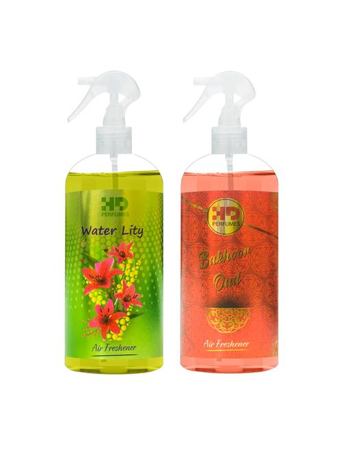 hd water lity and bakhoor oud refreshing room freshener spray 300 ml pack of 3 - 17870794 - Standard Image - 1