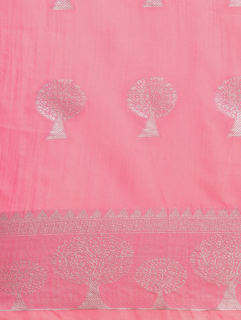 zari work banarasi saree with blouse - 17870985 - Zoom Image - 4