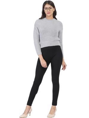 crew neck solid pullover - 17871270 - Standard Image - 4