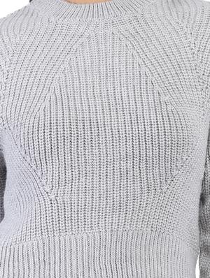 crew neck solid pullover - 17871270 - Standard Image - 5