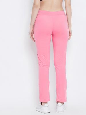mid rise solid track pant - 17871934 - Standard Image - 3