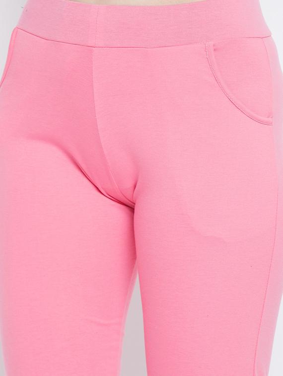 mid rise solid track pant - 17871934 - Zoom Image - 5