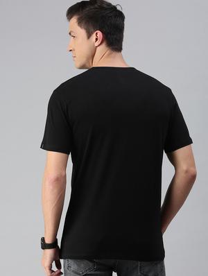 black solid t-shirt - 17872002 - Standard Image - 2