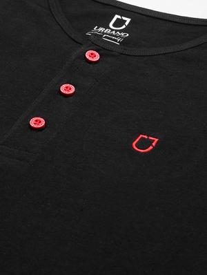 black solid t-shirt - 17872002 - Standard Image - 5