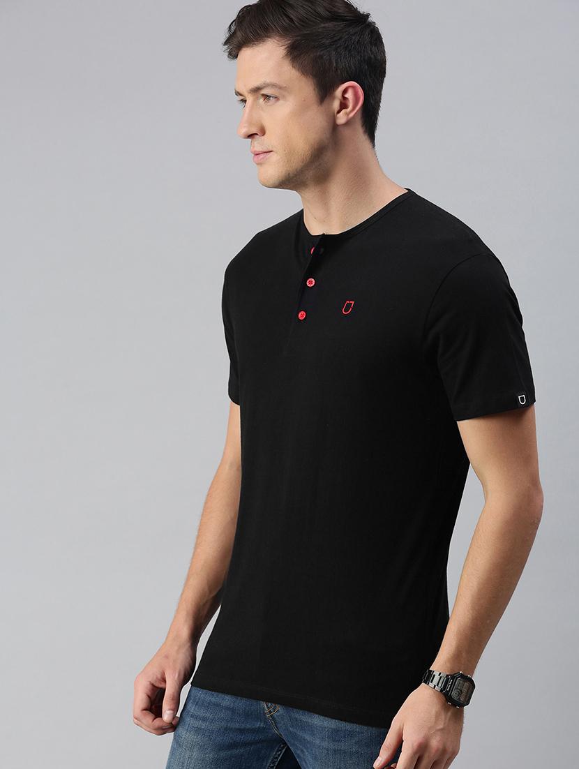 black solid t-shirt - 17872002 - Zoom Image - 1