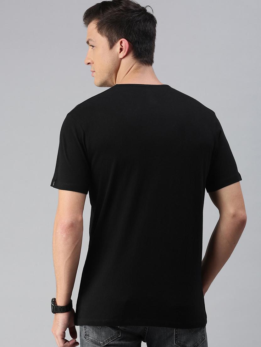 black solid t-shirt - 17872002 - Zoom Image - 2