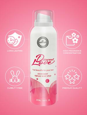 arras d sweet love pink deodorant body spray, 200ml - 17872081 - Standard Image - 2