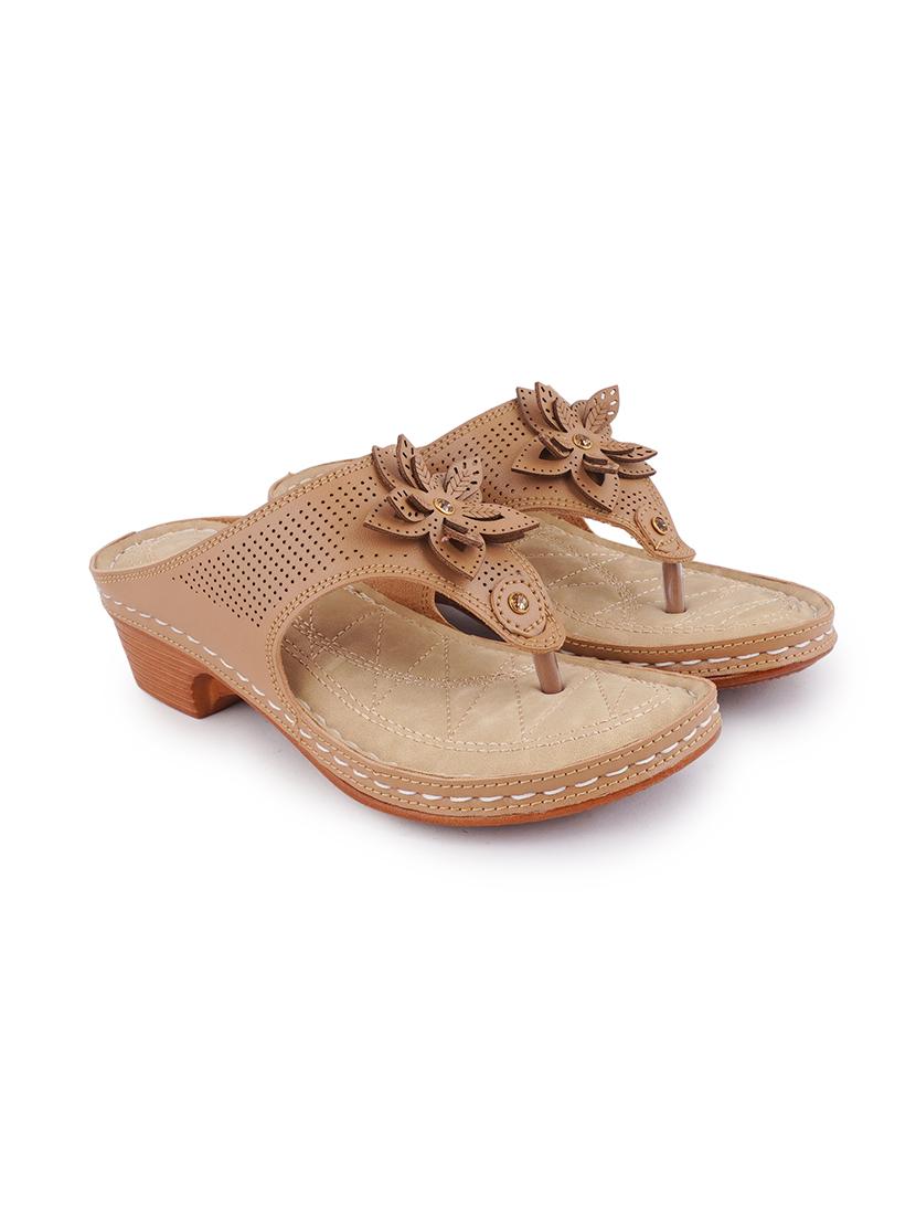 beige toe separator sandal - 17872281 - Zoom Image - 4