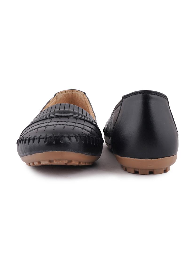 black pu slip on ballerina - 17872361 - Zoom Image - 5
