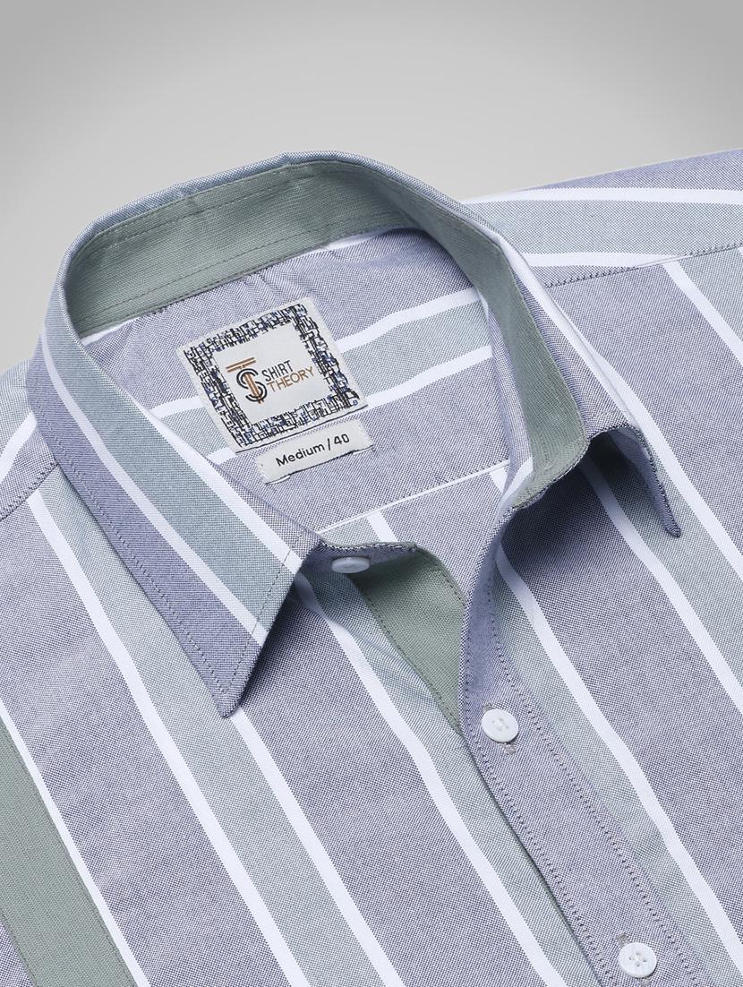 blue striped casual shirt - 17872551 - Zoom Image - 5