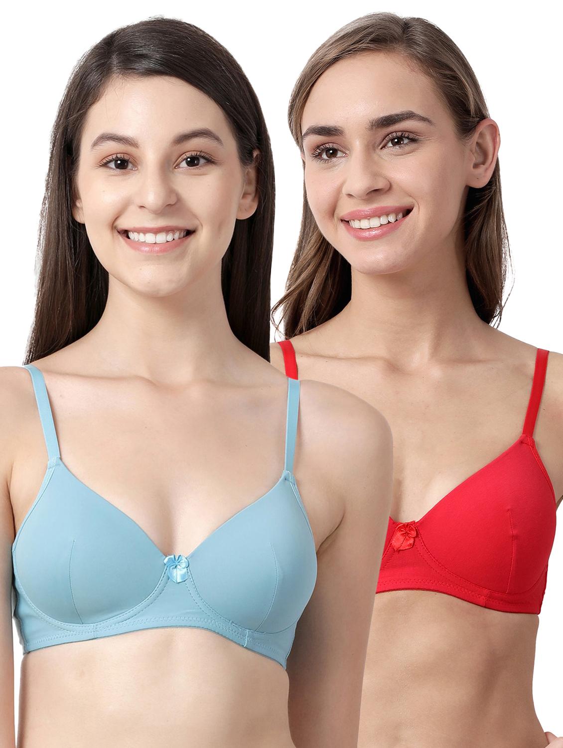 set of 2 solid t-shirt bra - 17872693 - Zoom Image - 1