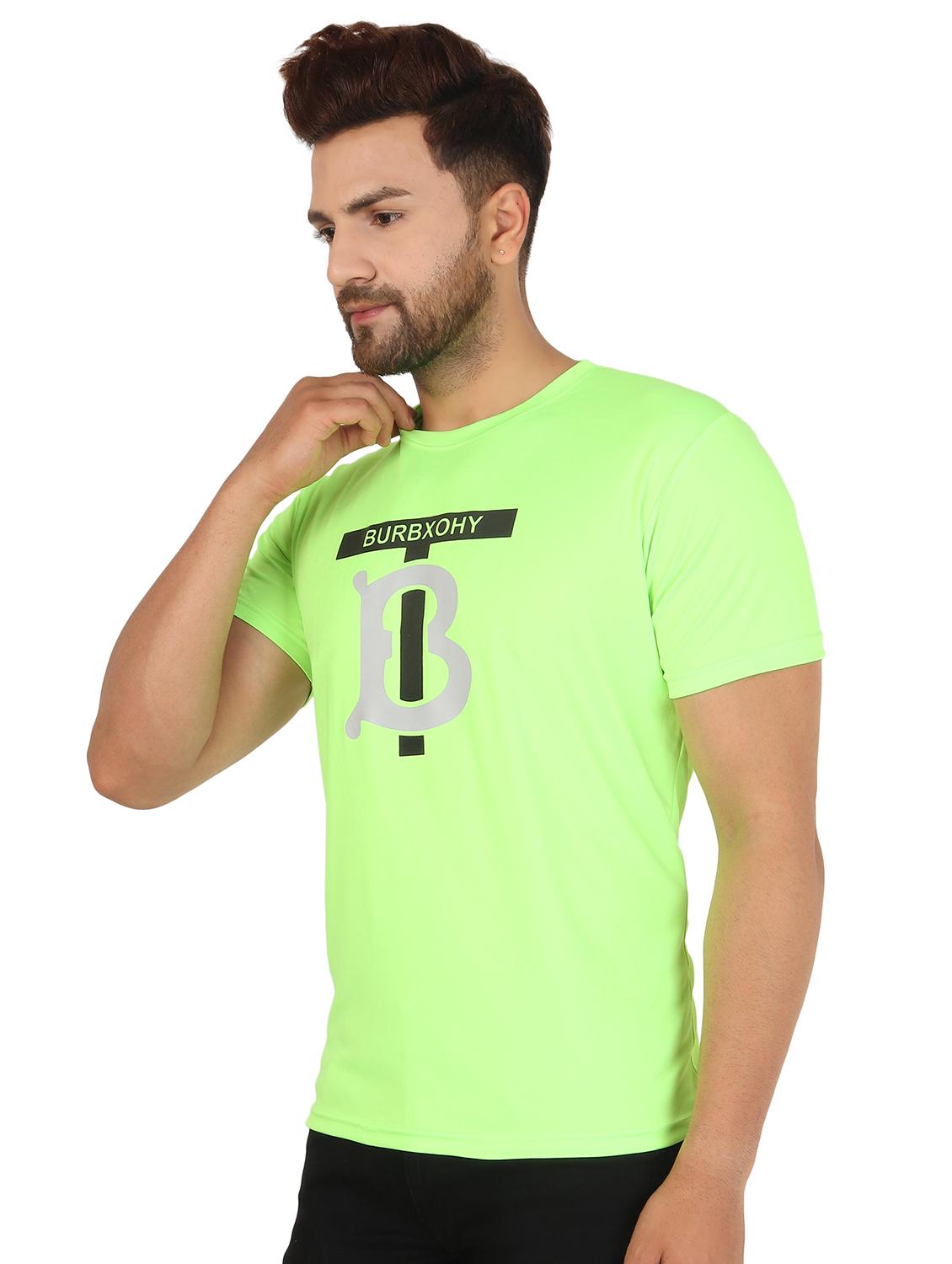 green chest print t-shirt - 17872857 - Zoom Image - 2
