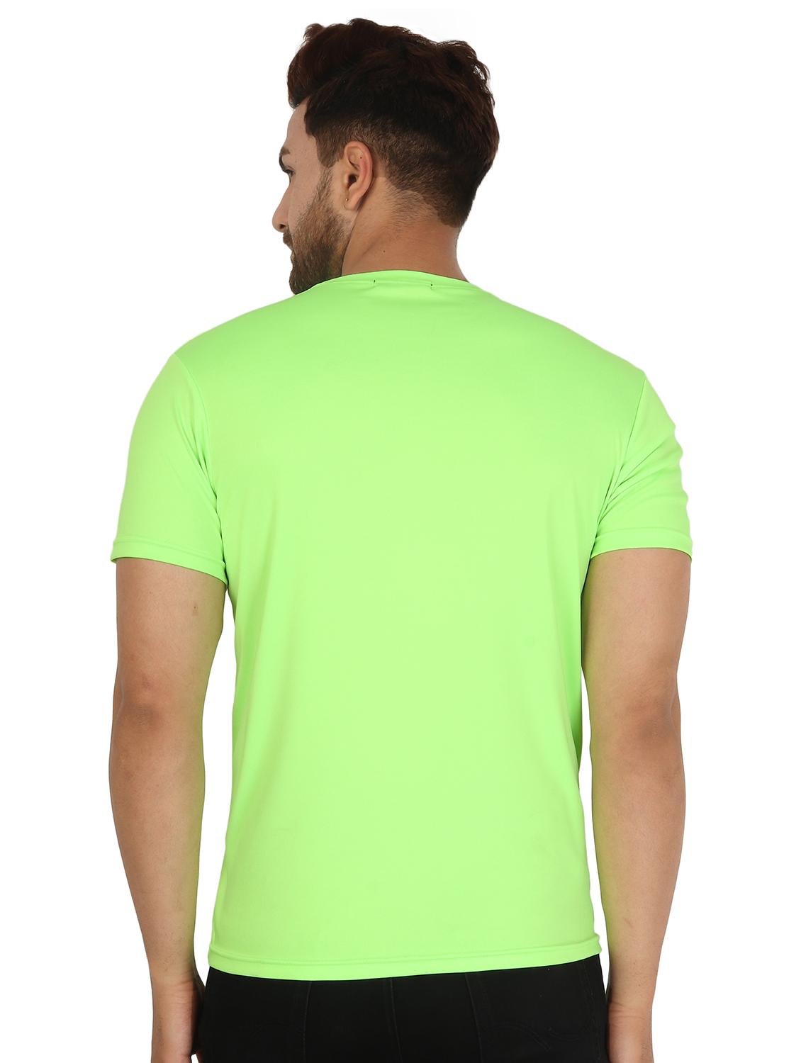 green chest print t-shirt - 17872857 - Zoom Image - 3